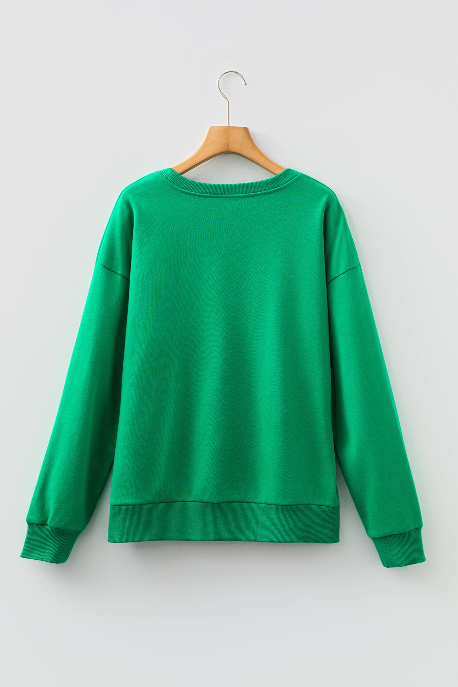 Sea Green Plaid MERRY Christmas Vacation Sweatshirt-Tops/Sweatshirts & Hoodies-[Adult]-[Female]-2022 Online Blue Zone Planet