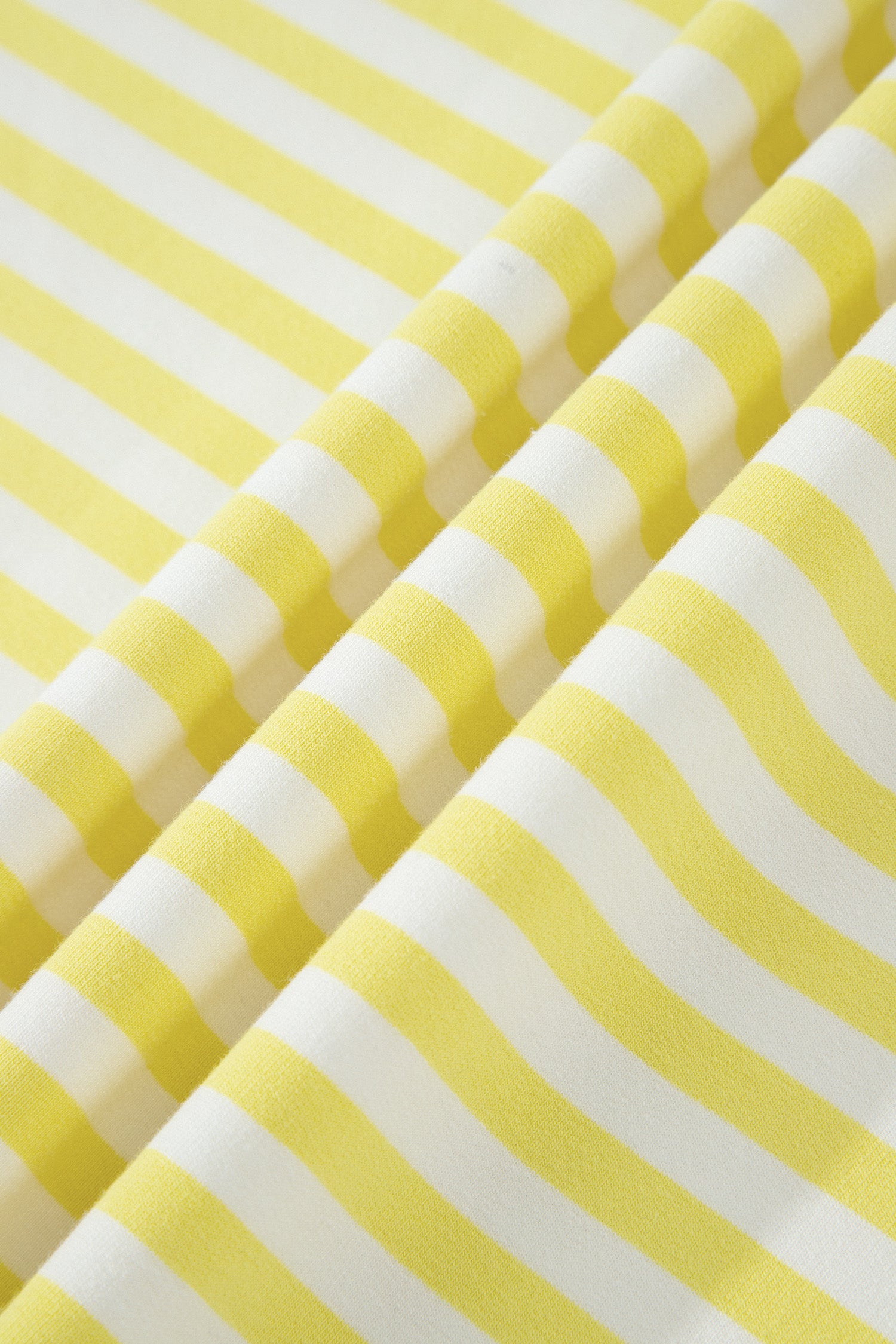 Yellow Stripe Colorblock Trim V Neck Tee Drawstring Elastic Waist Short Set-Two Piece Sets/Short Sets-[Adult]-[Female]-2022 Online Blue Zone Planet