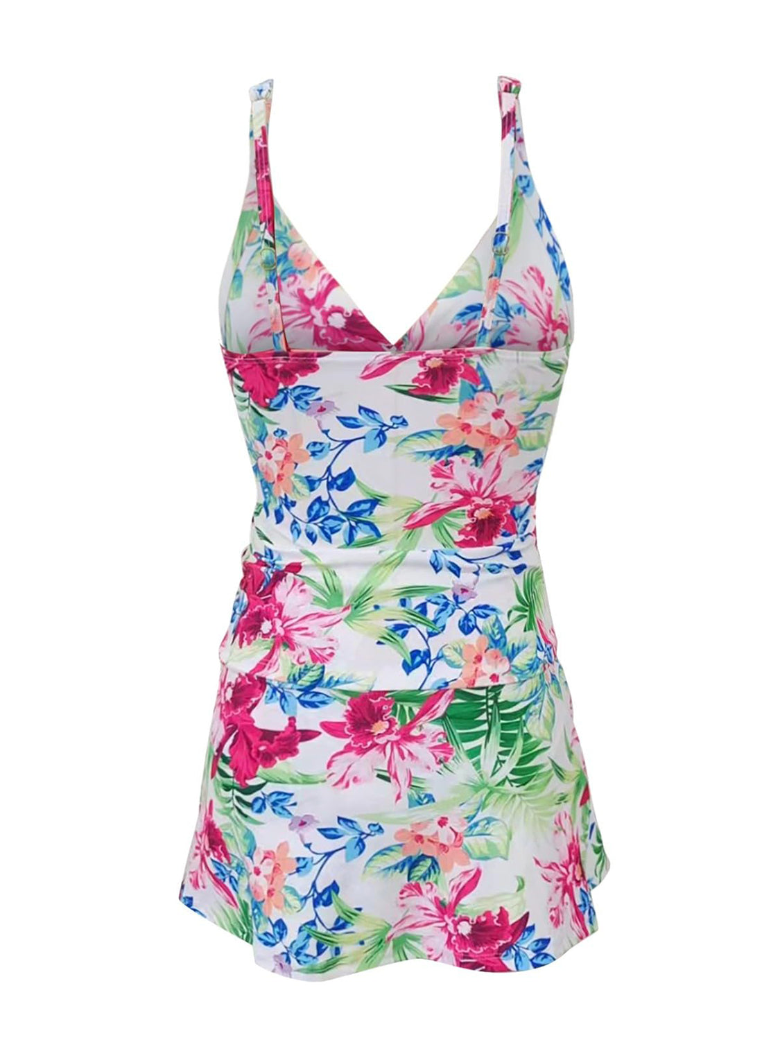 Printed Spaghetti Strap Top and Skirt Swim Set-TOPS / DRESSES-[Adult]-[Female]-2022 Online Blue Zone Planet