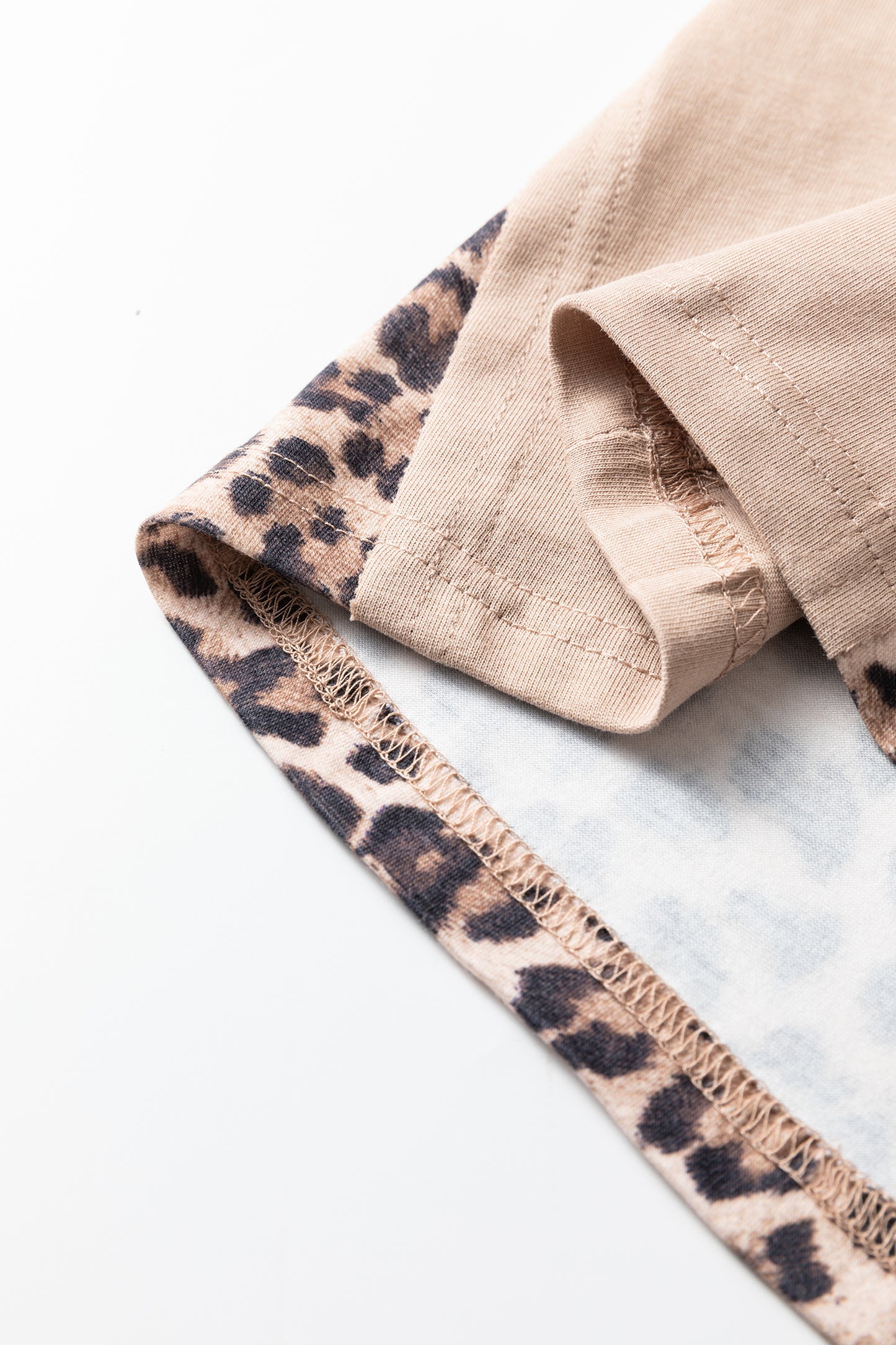 Straw Yellow Mineral Wash Leopard Patchwork Wide Leg Pants-Bottoms/Pants & Culotte-[Adult]-[Female]-2022 Online Blue Zone Planet