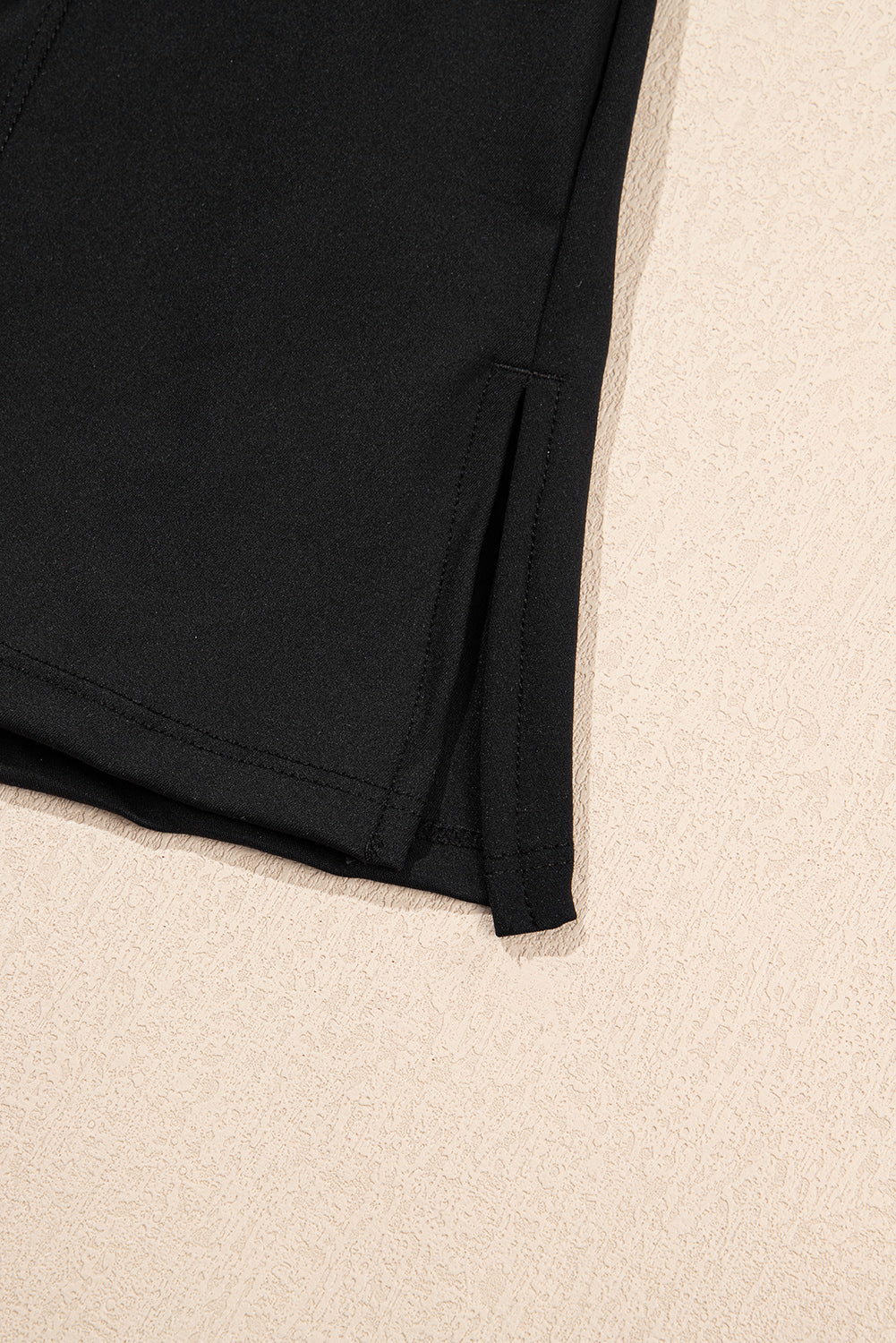 Black Sleeveless Knot Skirt Hem Sports Romper-Activewear/Yoga Jumpsuits-[Adult]-[Female]-2022 Online Blue Zone Planet