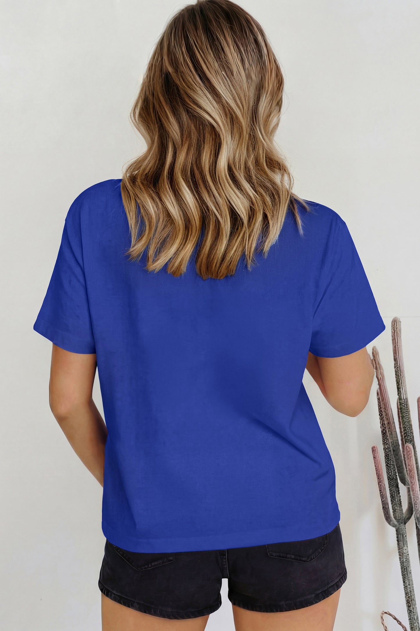 Pink Solid Color High Neck Oversize Tee-Tops/Tops & Tees-[Adult]-[Female]-2022 Online Blue Zone Planet