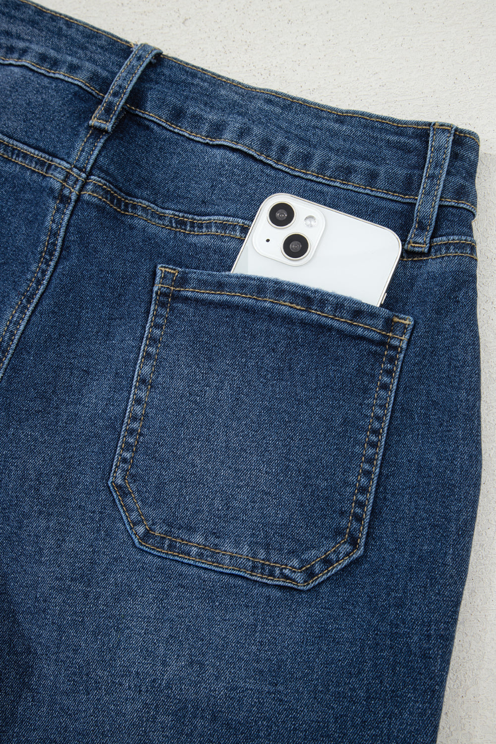 Ashleigh Blue Cropped High Rise Wide Leg Jeans-Bottoms/Jeans-[Adult]-[Female]-2022 Online Blue Zone Planet