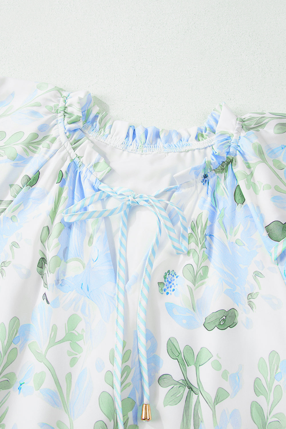 Orange Floral Contrast Edge Layered Short Sleeve Mini Dress-TOPS / DRESSES-[Adult]-[Female]-2022 Online Blue Zone Planet