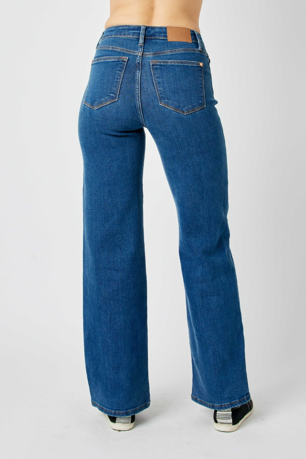 Blue Zone Planet | Judy Blue Full Size High Rise Straight Jeans-TOPS / DRESSES-[Adult]-[Female]-2022 Online Blue Zone Planet