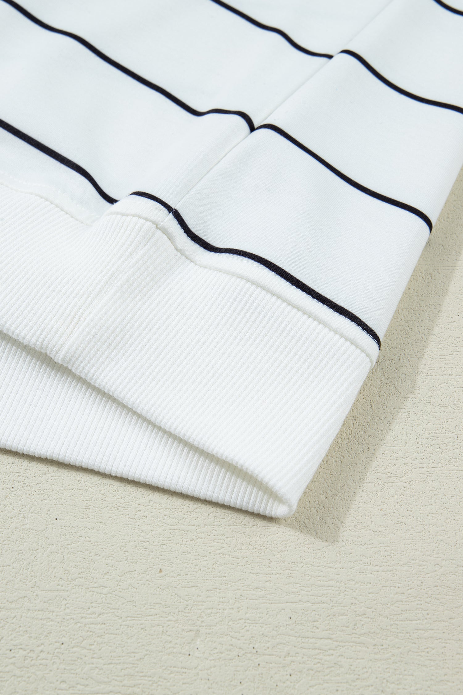 White Stripe Color Block Zip V Neck Sleeveless Top-Tops/Tank Tops-[Adult]-[Female]-2022 Online Blue Zone Planet