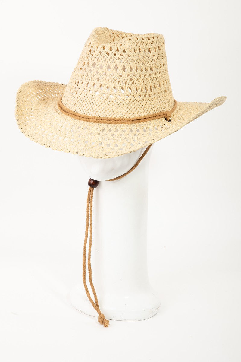 Fame Rope Strap Straw Braided Hat-HATS-[Adult]-[Female]-Iv-One Size-2022 Online Blue Zone Planet