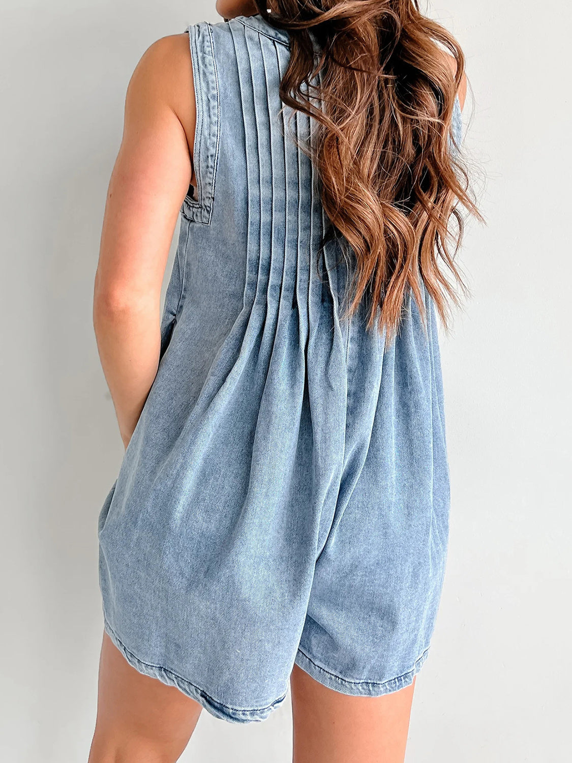 Tied Romper with Pockets-TOPS / DRESSES-[Adult]-[Female]-2022 Online Blue Zone Planet