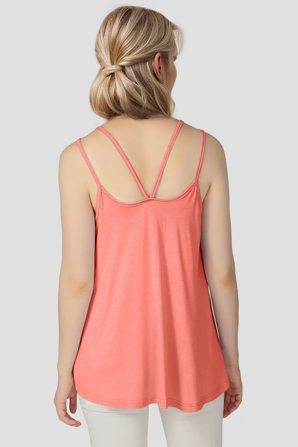 Basic Bae Bamboo Scoop Neck Double Spaghetti Straps Cami-TOPS / DRESSES-[Adult]-[Female]-2022 Online Blue Zone Planet