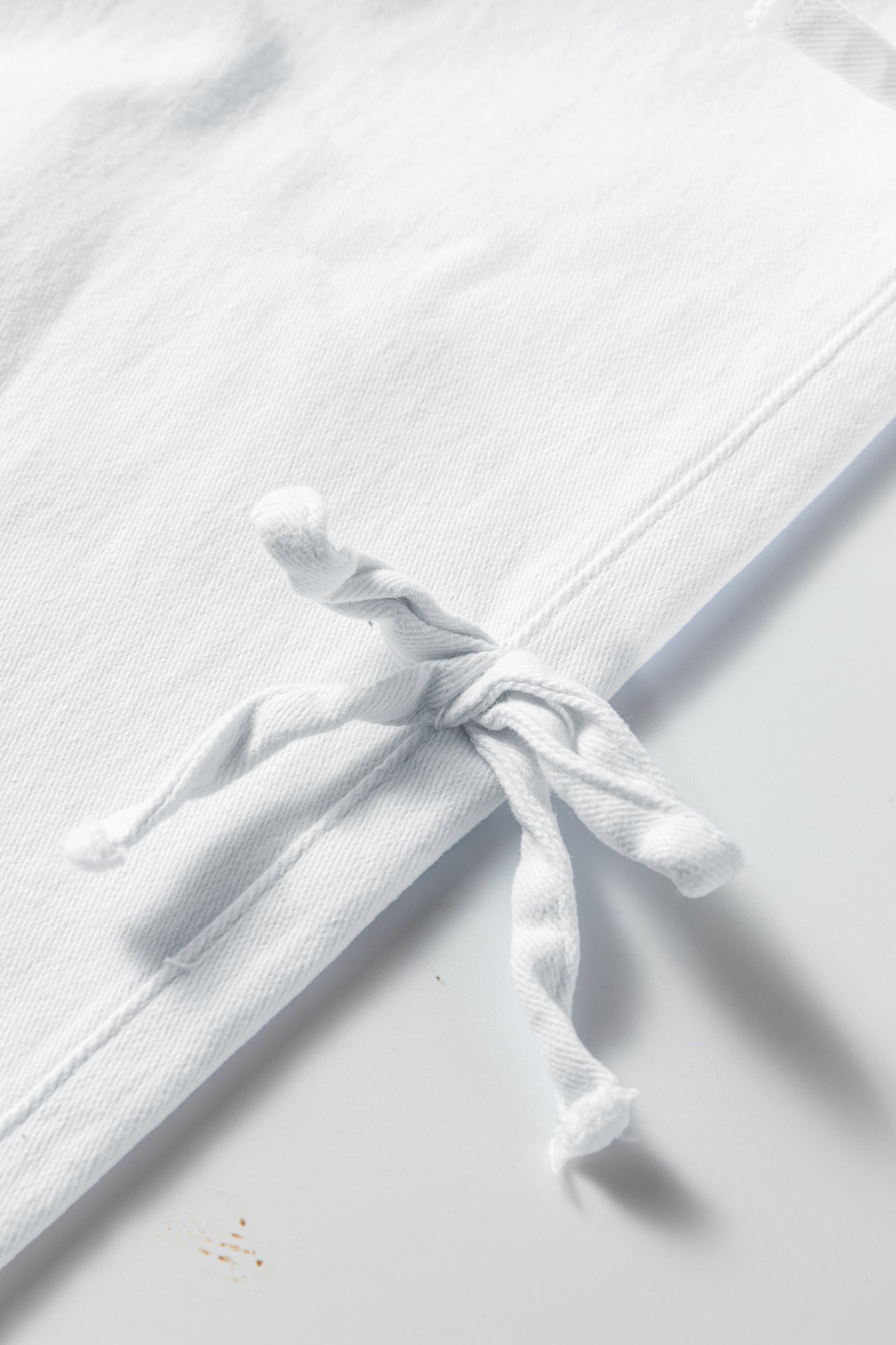 White Bow Knot Side Detail Straight Leg Loose Jeans-Bottoms/Jeans-[Adult]-[Female]-2022 Online Blue Zone Planet