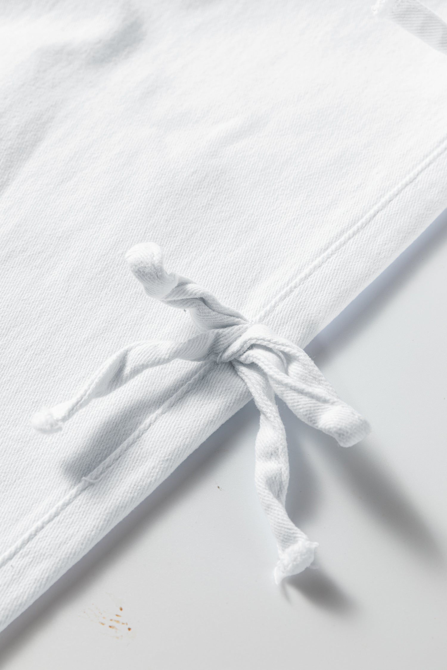 White Bow Knot Side Detail Straight Leg Loose Jeans-Bottoms/Jeans-[Adult]-[Female]-2022 Online Blue Zone Planet