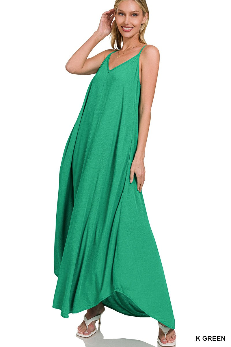 zenana maxi dress Woven Crinkle Cami With Side Pockets – Blue Zone Planet cute cardigan Color:Bone Patent HOW TO DRESS FOR gathering