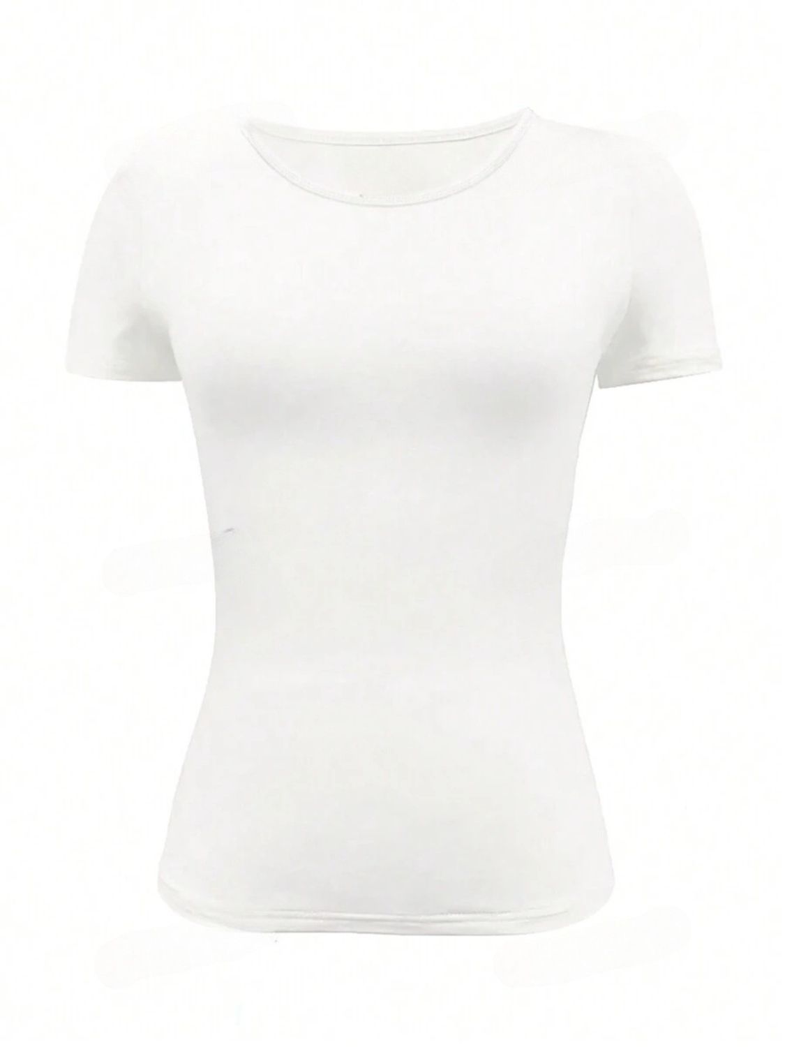 Round Neck Short Sleeve T-Shirt-TOPS / DRESSES-[Adult]-[Female]-2022 Online Blue Zone Planet