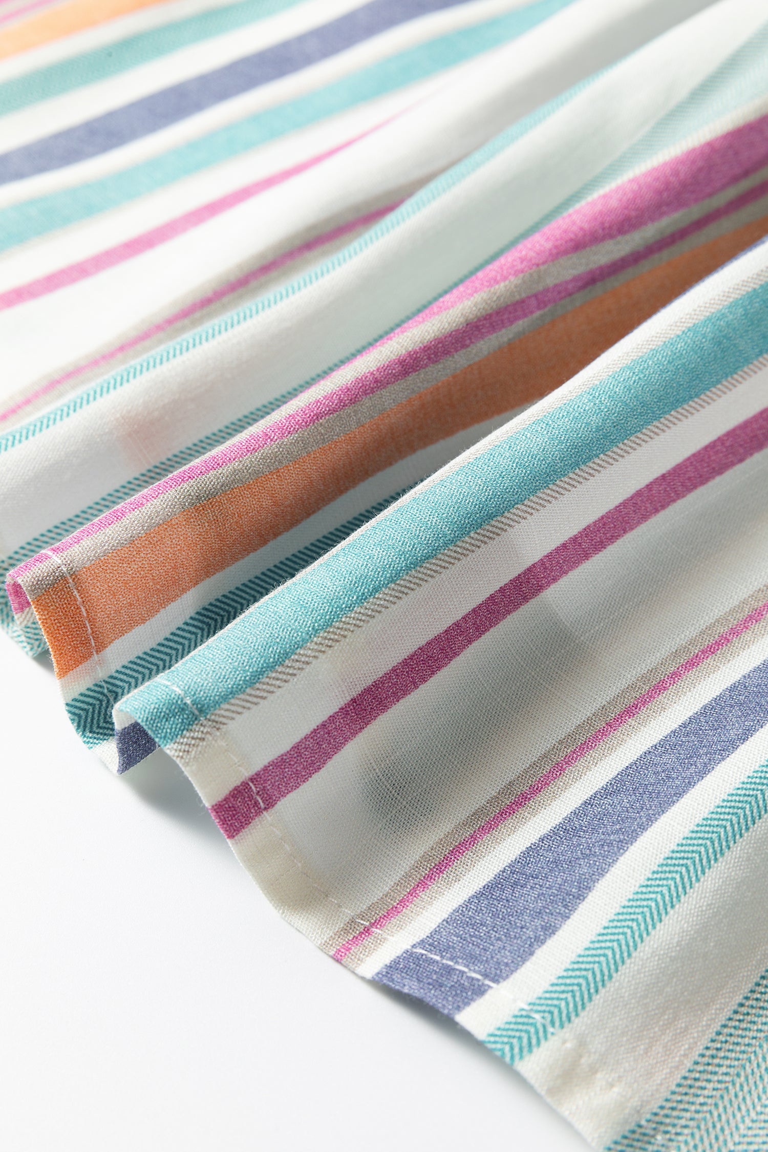 Light Blue Lace Hollow-out Insert Flutter Sleeve Striped Blouse-Tops/Blouses & Shirts-[Adult]-[Female]-2022 Online Blue Zone Planet