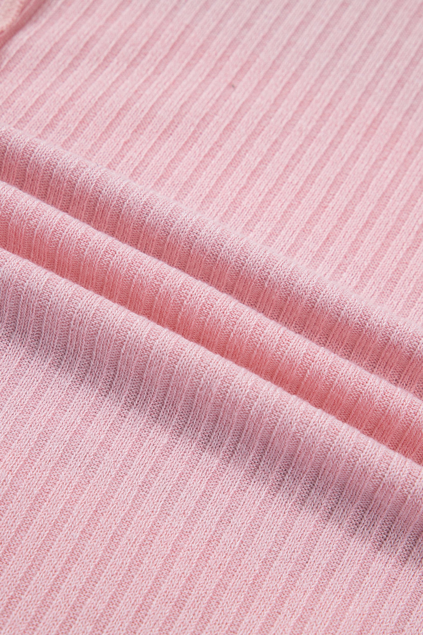 Pink Stripe Exposed Seam Ribbed Patchwork Oversized Tee-Tops/Tops & Tees-[Adult]-[Female]-2022 Online Blue Zone Planet