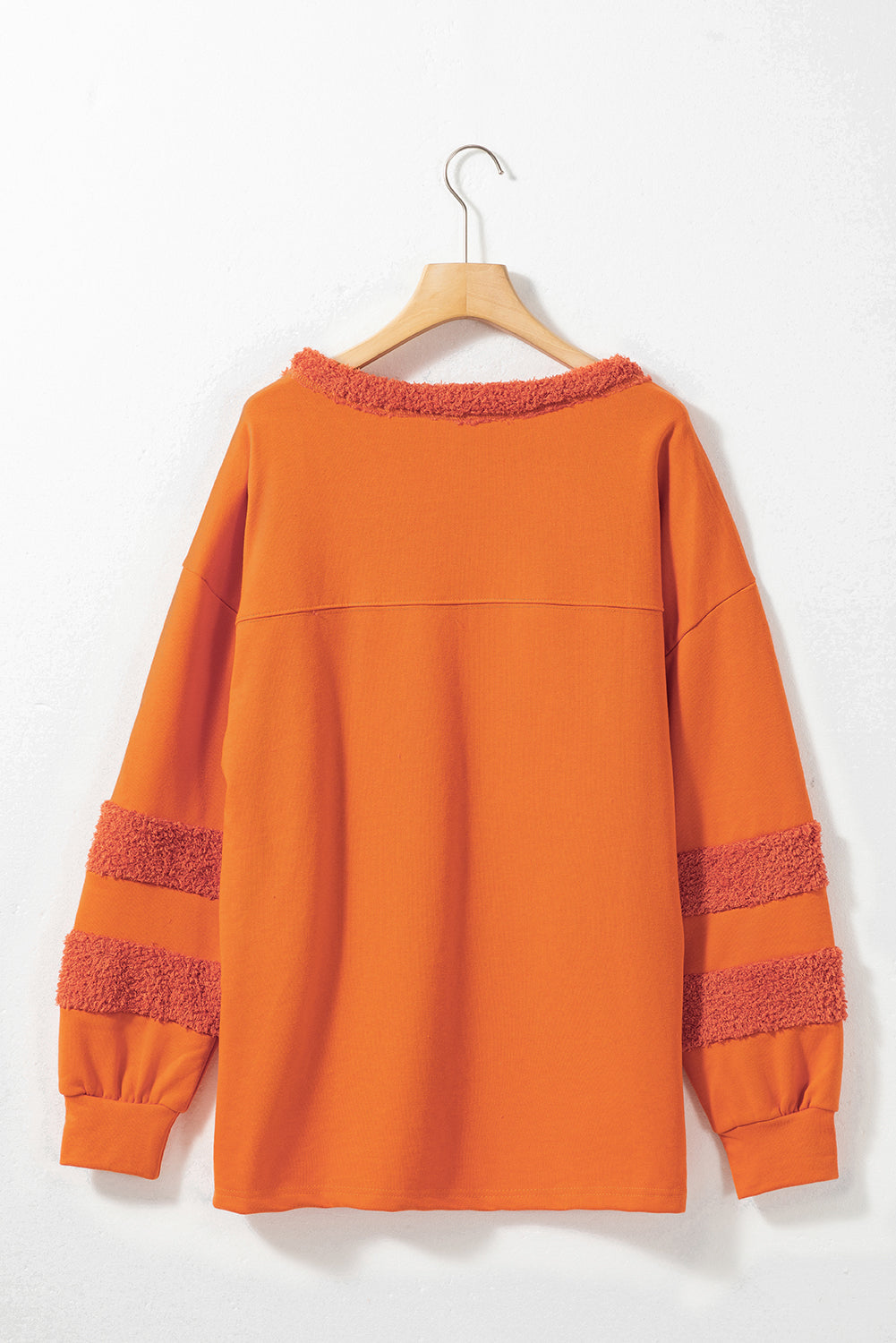 High-Low Round Neck Long Sleeve Sweatshirt-TOPS / DRESSES-[Adult]-[Female]-2022 Online Blue Zone Planet