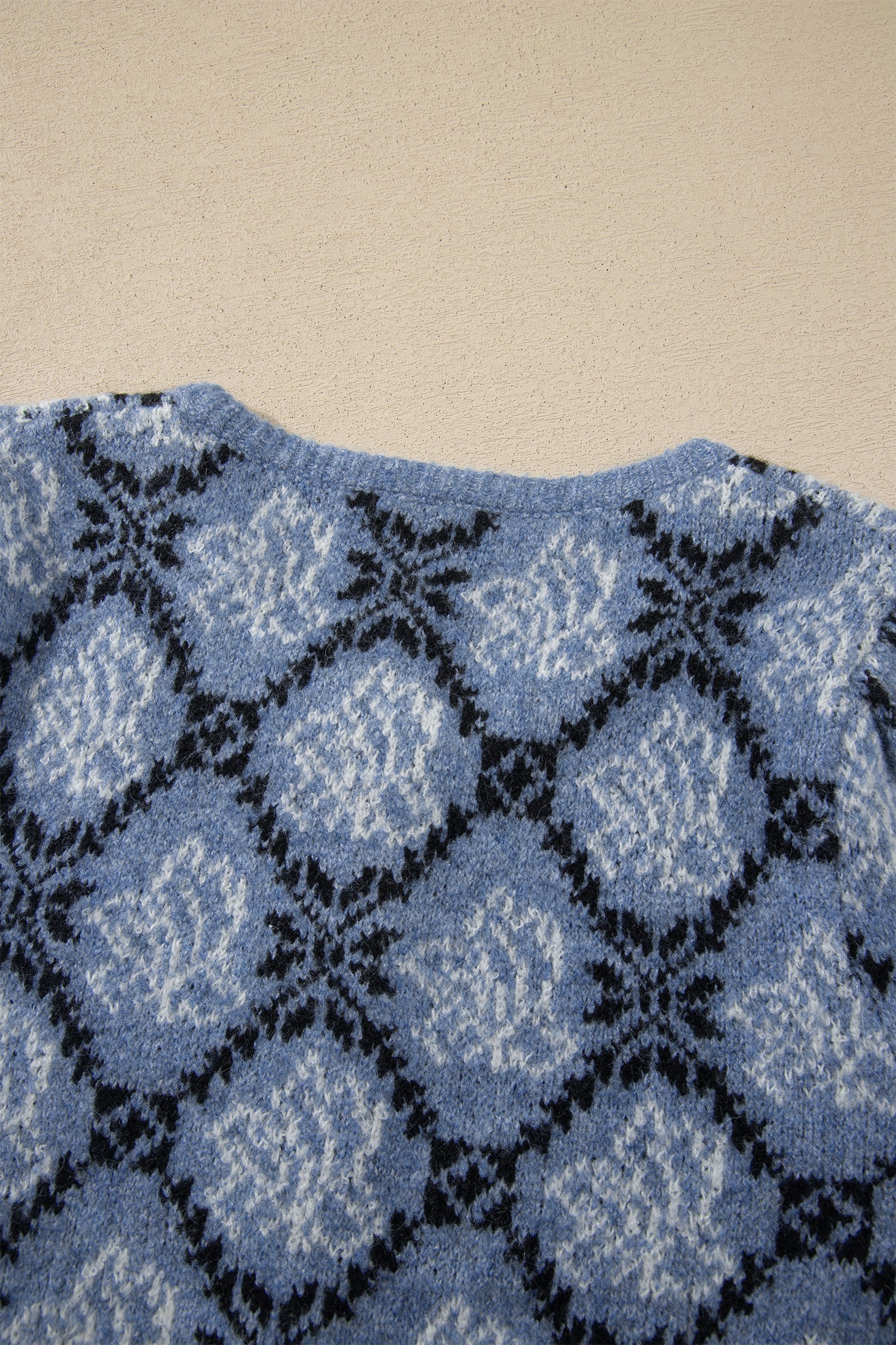 Dark Blue Short Sleeve Button Front Boho Knit Top Cardigan-Sweaters & Cardigans/Cardigans-[Adult]-[Female]-2022 Online Blue Zone Planet