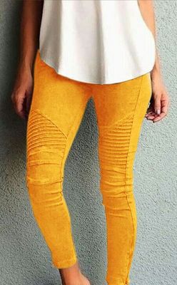 Full Size Run Mineral Wash Cropped Skinny Pants-BOTTOM SIZES SMALL MEDIUM LARGE-[Adult]-[Female]-yellow-2XL-2022 Online Blue Zone Planet