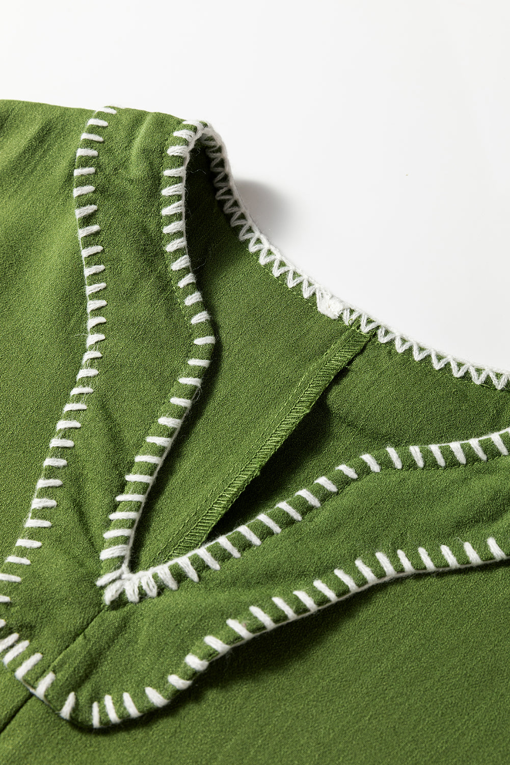 Black Contrast Stitched V Neck 3/4 Sleeve Tiered Mini Dress-Dresses/Mini Dresses-[Adult]-[Female]-2022 Online Blue Zone Planet