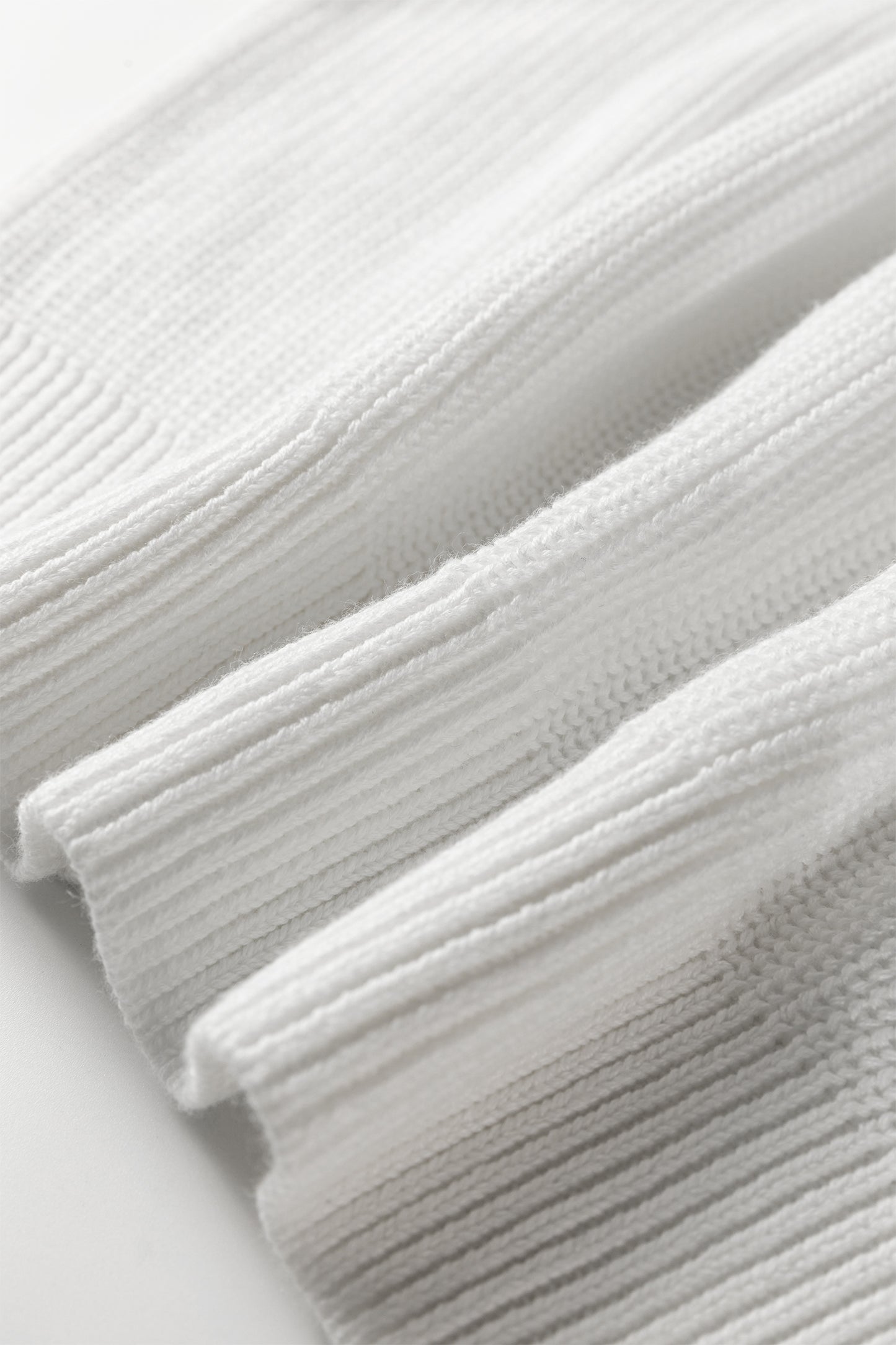 White Asymmetric Neck Drop Shoulder Baggy Slouchy Sweater-TOPS / DRESSES-[Adult]-[Female]-2022 Online Blue Zone Planet