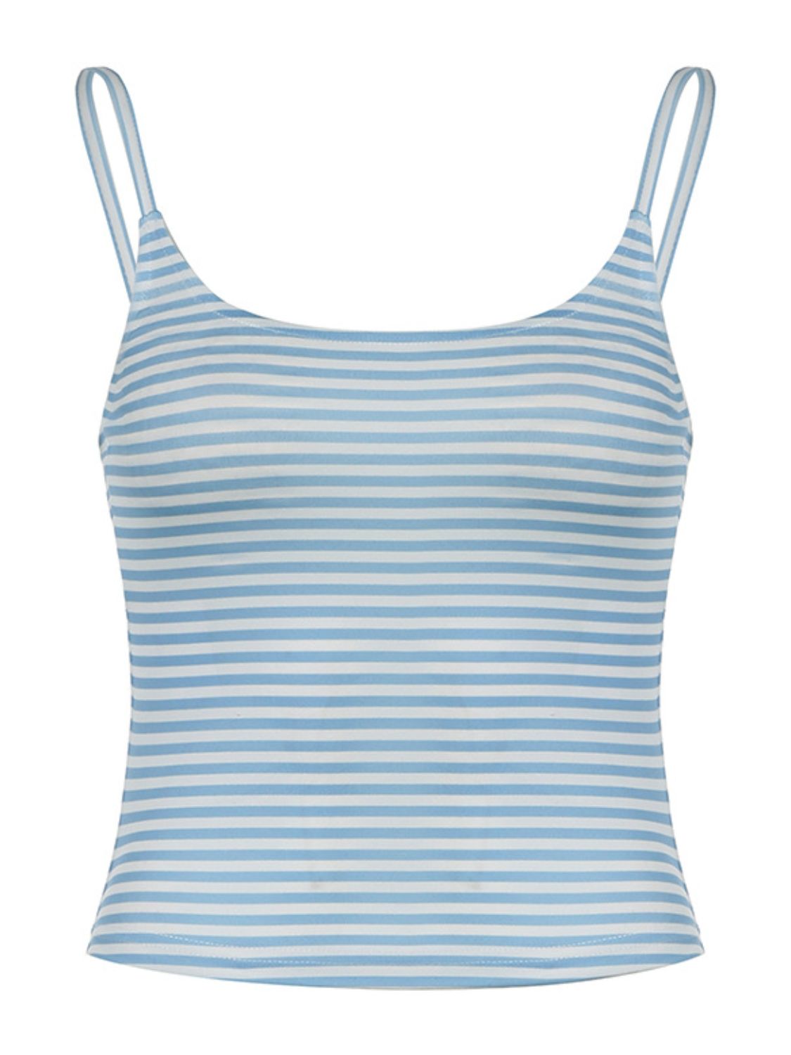 Devine Striped Scoop Neck Cami-TOPS / DRESSES-[Adult]-[Female]-2022 Online Blue Zone Planet