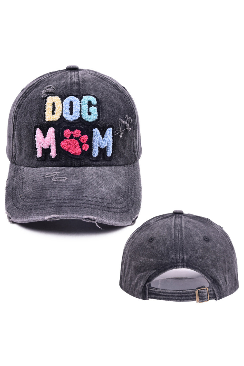Black Dog Mama Baseball Cap-Accessories/Hats & Caps-[Adult]-[Female]-2022 Online Blue Zone Planet
