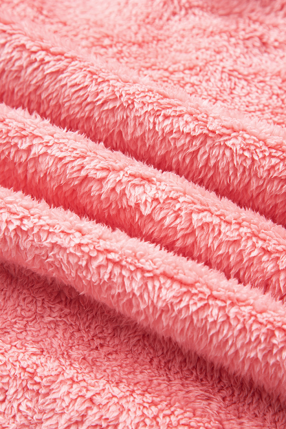 Gossamer Pink Varsity Striped Banding Patchwork Winter Plush Vest-TOPS / DRESSES-[Adult]-[Female]-2022 Online Blue Zone Planet