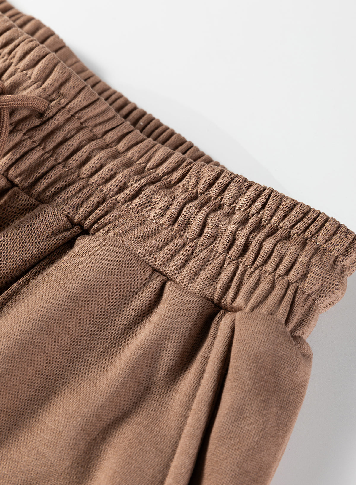 Dark Khaki Polo Collar V Neck Pullover and Drawstring Sweatpants Set-Two Piece Sets/Pant Sets-[Adult]-[Female]-2022 Online Blue Zone Planet