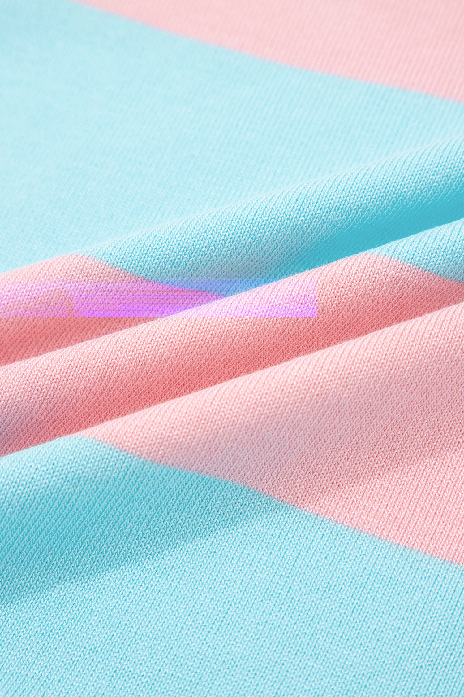 Black Stripe Colorblock Striped Knitted T Shirt-TOPS / DRESSES-[Adult]-[Female]-2022 Online Blue Zone Planet