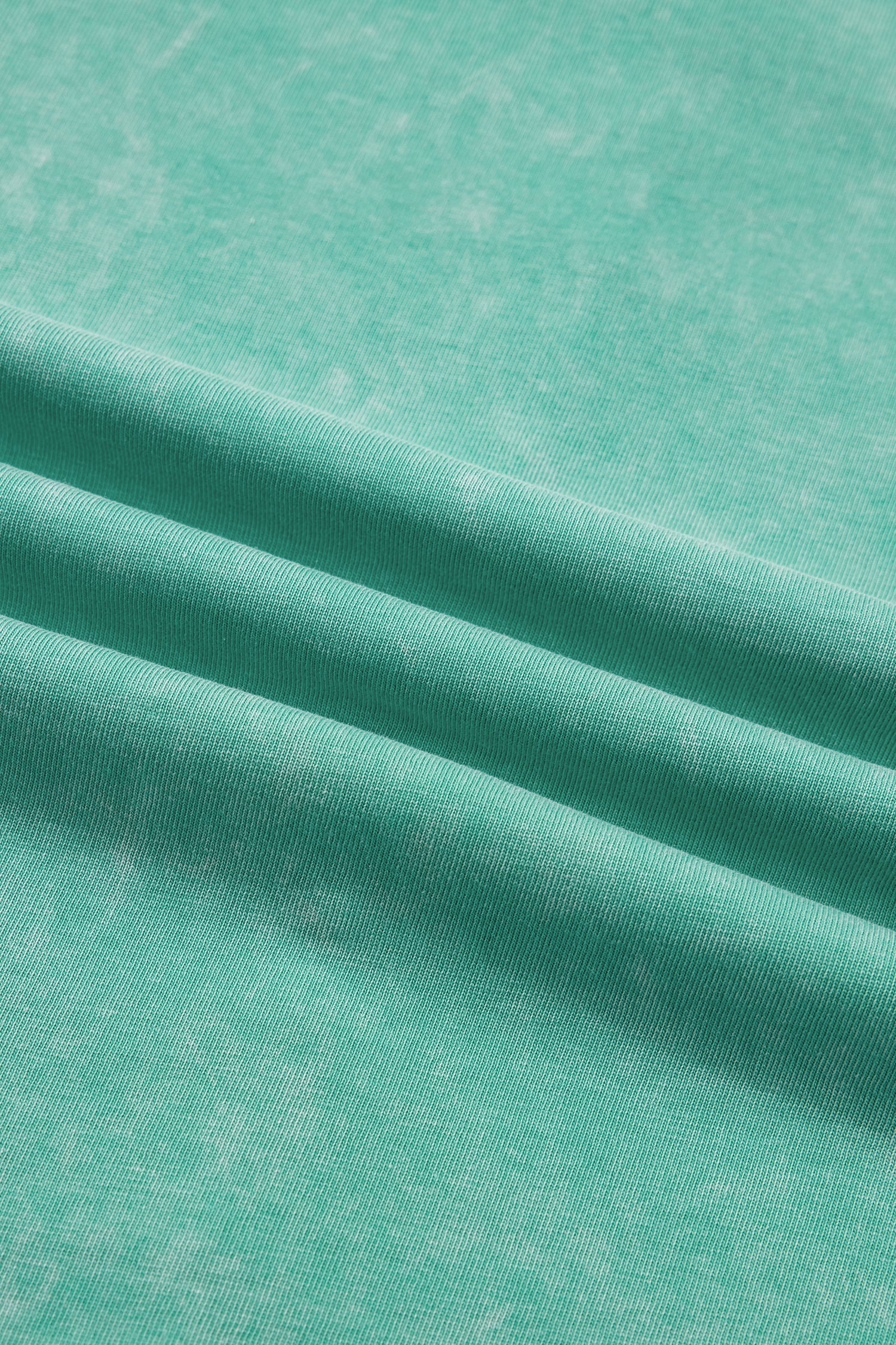 Mint Green Solid Color Cotton Mineral Washed Oversize Tee-Tops/Tops & Tees-[Adult]-[Female]-2022 Online Blue Zone Planet