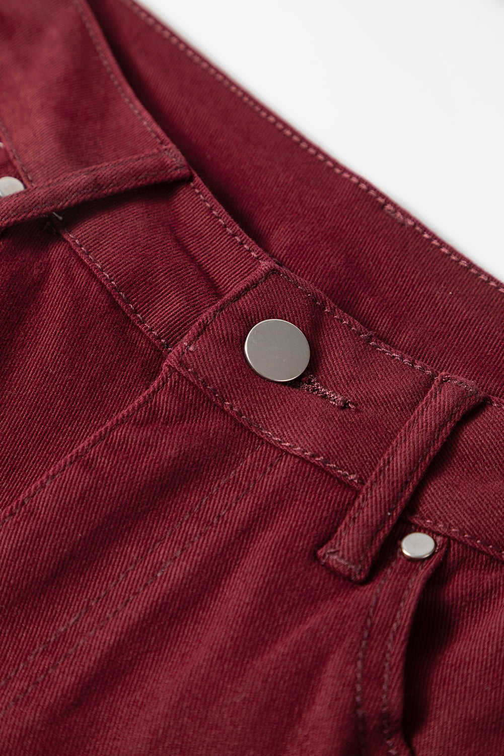 Red Dahlia Loose Straight High Waist Solid Color Jeans-Bottoms/Jeans-[Adult]-[Female]-2022 Online Blue Zone Planet