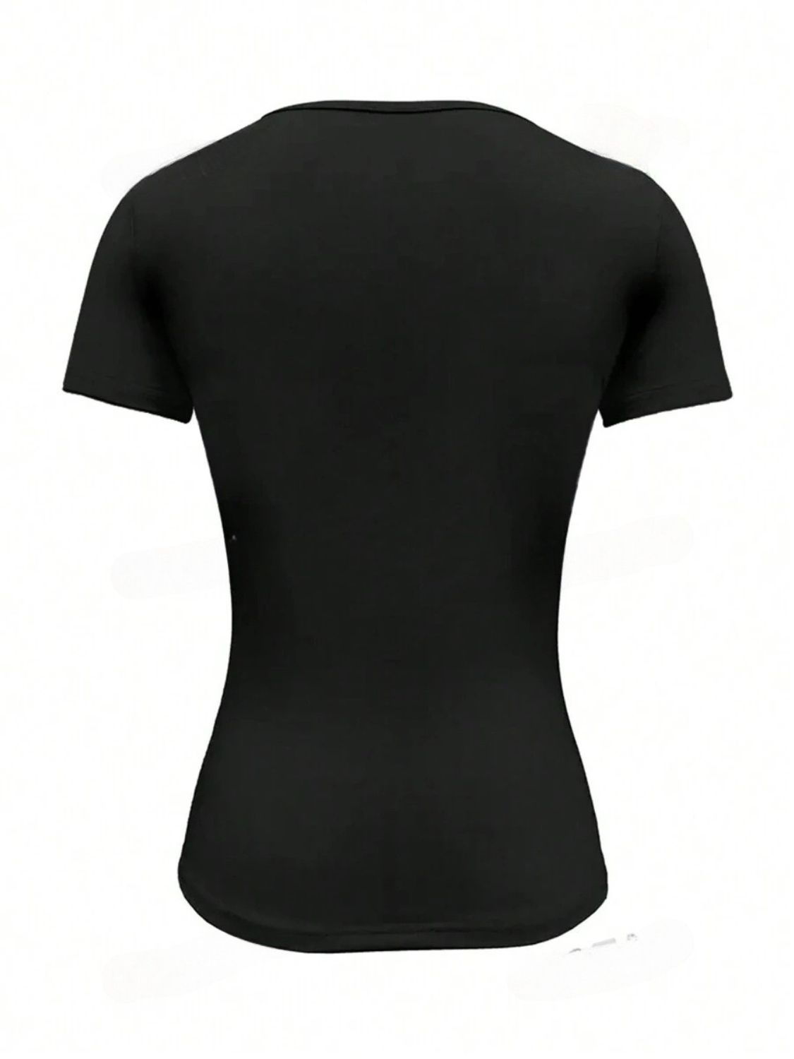 Round Neck Short Sleeve T-Shirt-TOPS / DRESSES-[Adult]-[Female]-2022 Online Blue Zone Planet