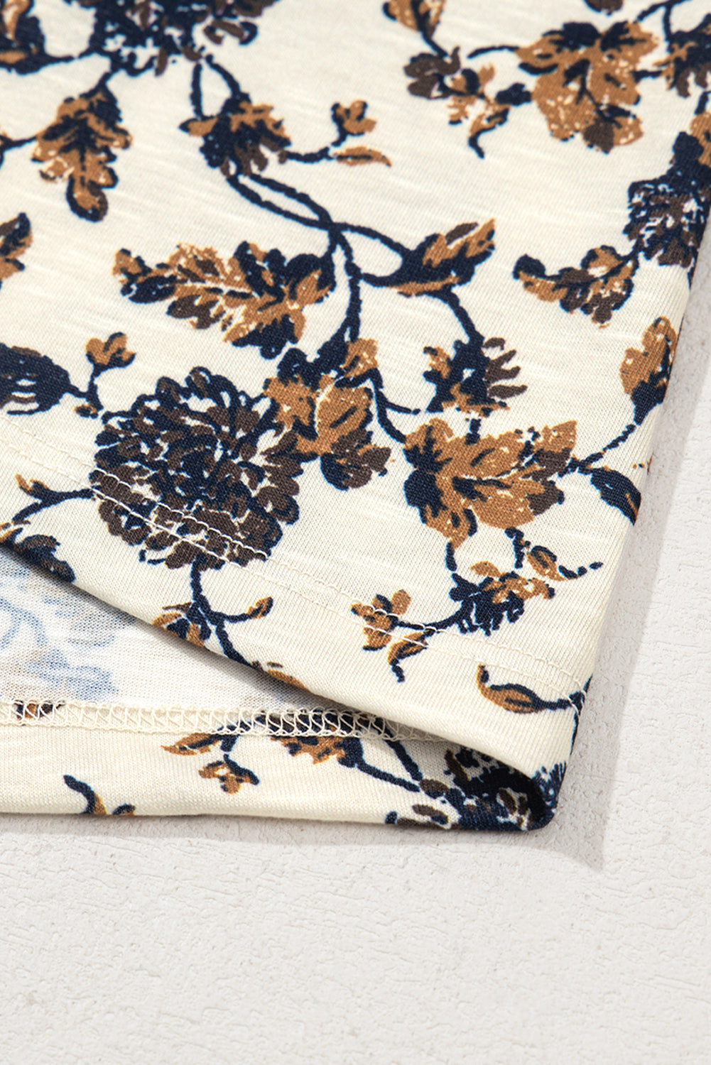 White Floral Frilly Blouse With Lace Up-Tops/Blouses & Shirts-[Adult]-[Female]-2022 Online Blue Zone Planet