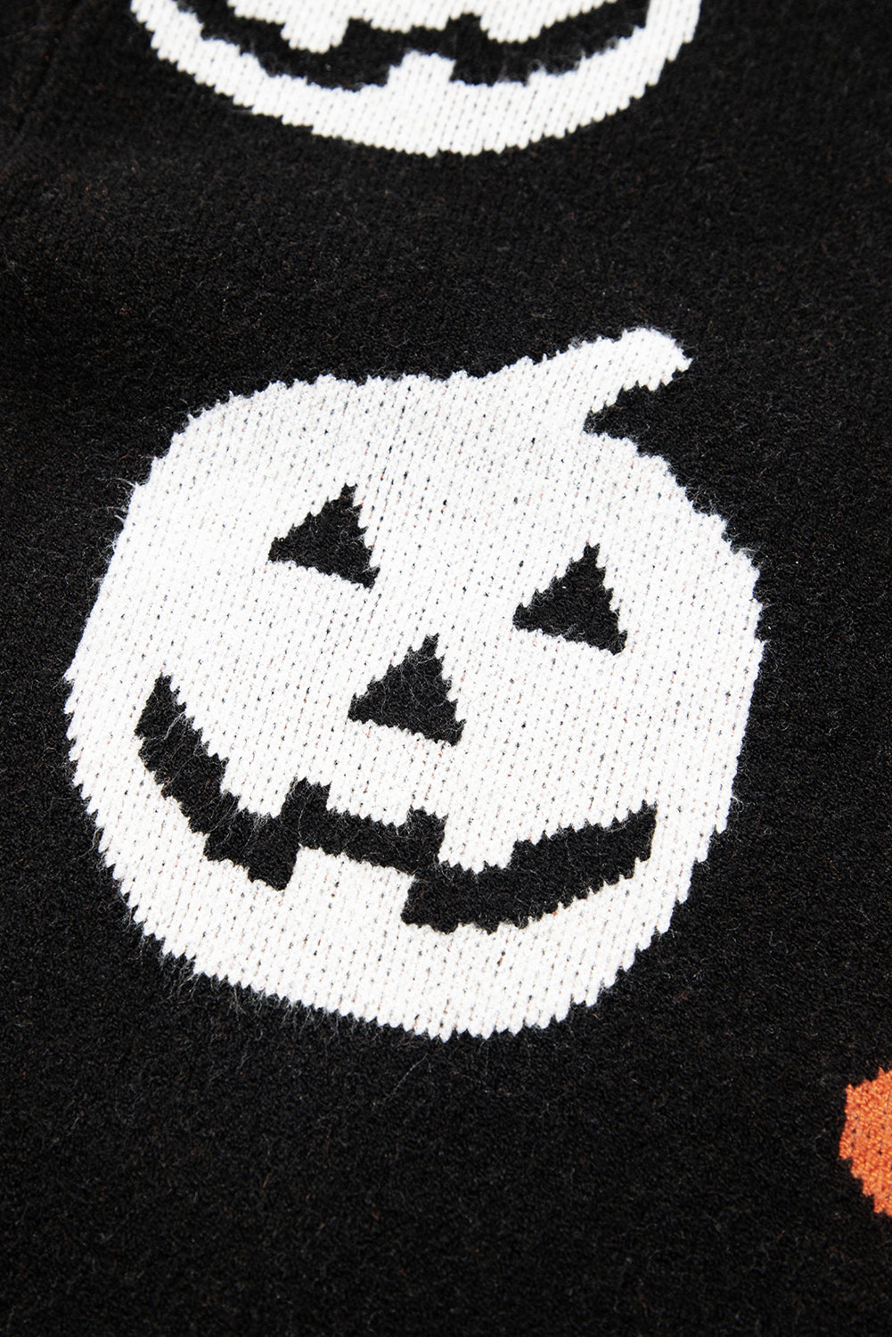 Black Halloween Mythical Night Pattern Drop Shoulder Sweater-TOPS / DRESSES-[Adult]-[Female]-2022 Online Blue Zone Planet
