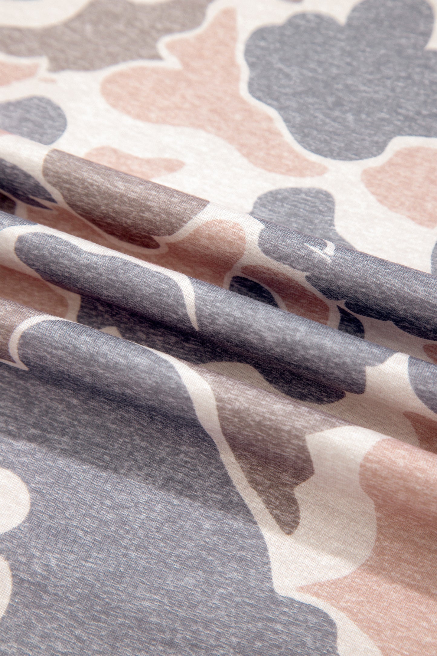 Multicolour Camouflage Print Long Sleeve Top Loose 2pcs Pants Set-Two Piece Sets/Pant Sets-[Adult]-[Female]-2022 Online Blue Zone Planet