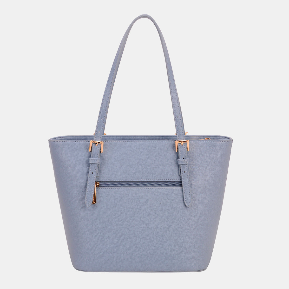 David Jones PU Leather Tote Bag-HANDBAGS-[Adult]-[Female]-2022 Online Blue Zone Planet