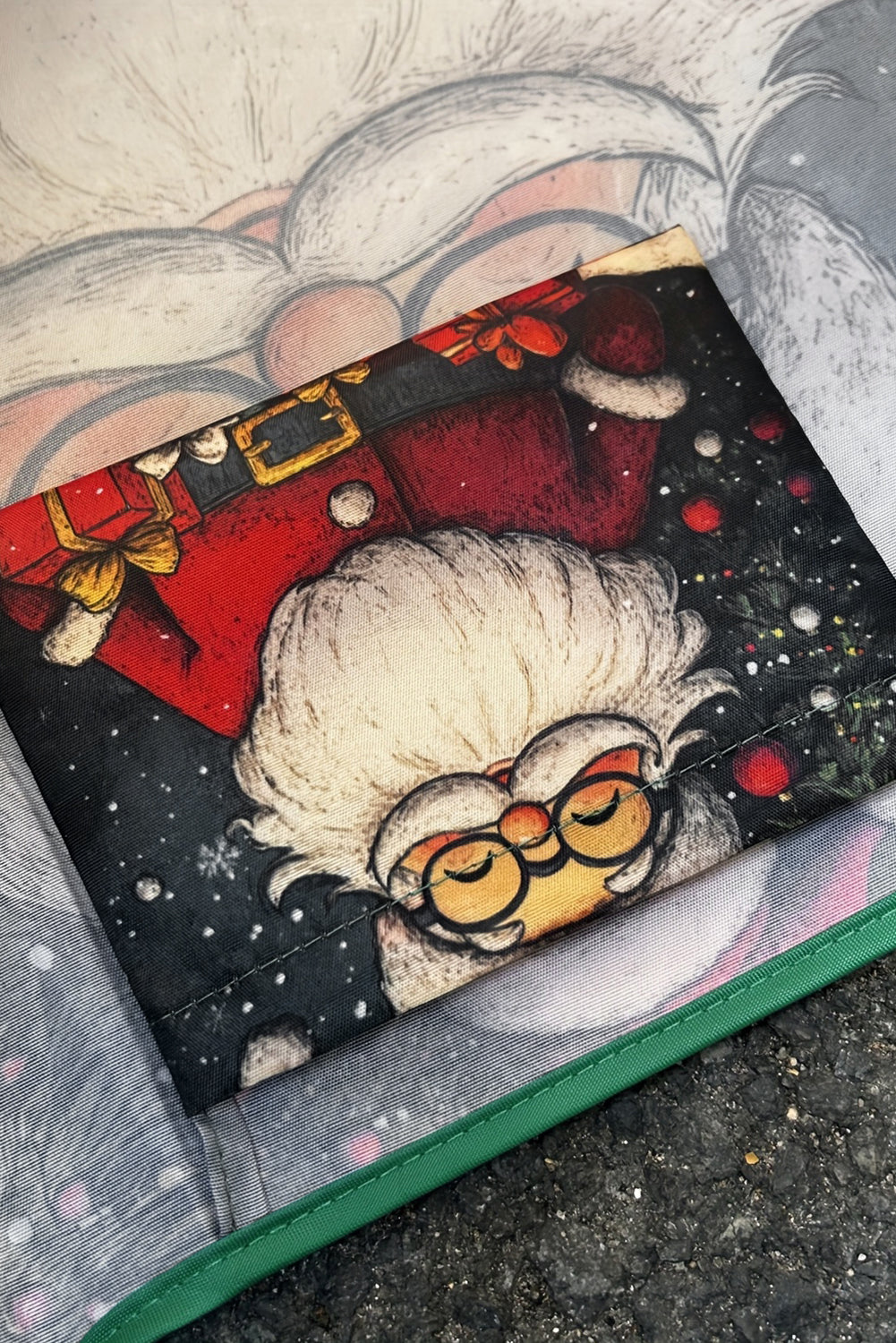 Bluing Large Foldable Christmas Holiday Reusable Oxford Bag-Shoes & Bags/Shoulder Bags-[Adult]-[Female]-2022 Online Blue Zone Planet