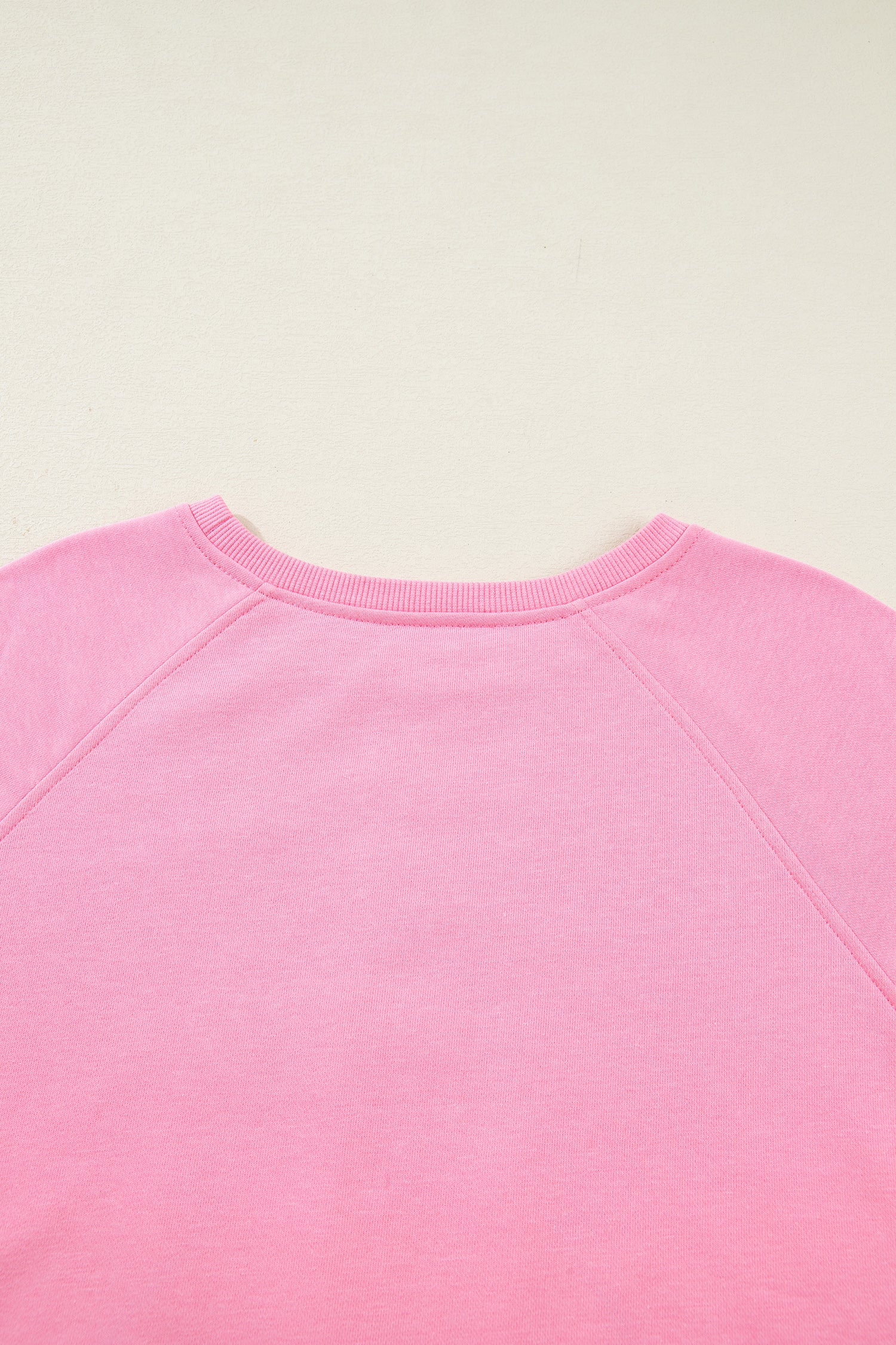 Sachet Pink Plaid Contrasted Double Christmas Tree Patched Raglan Sleeve Pullover 2pcs Short Set-Two Piece Sets/Short Sets-[Adult]-[Female]-2022 Online Blue Zone Planet