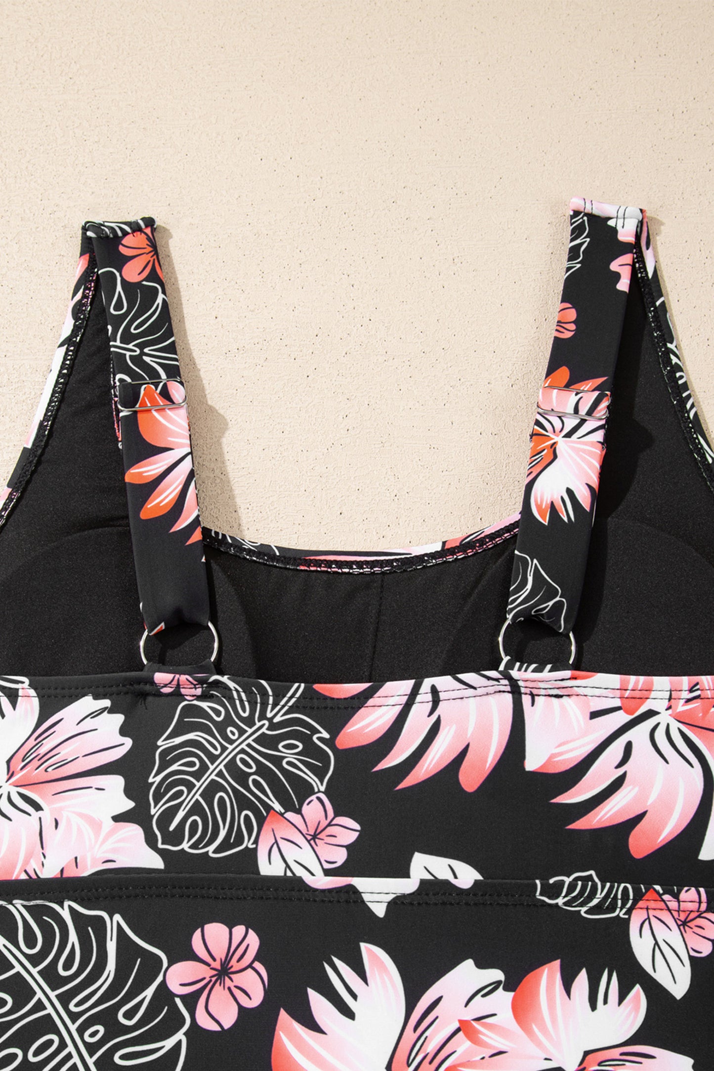 Blue Scoop Neck Adjustable Tankini and Matching Skort Bathing Suit