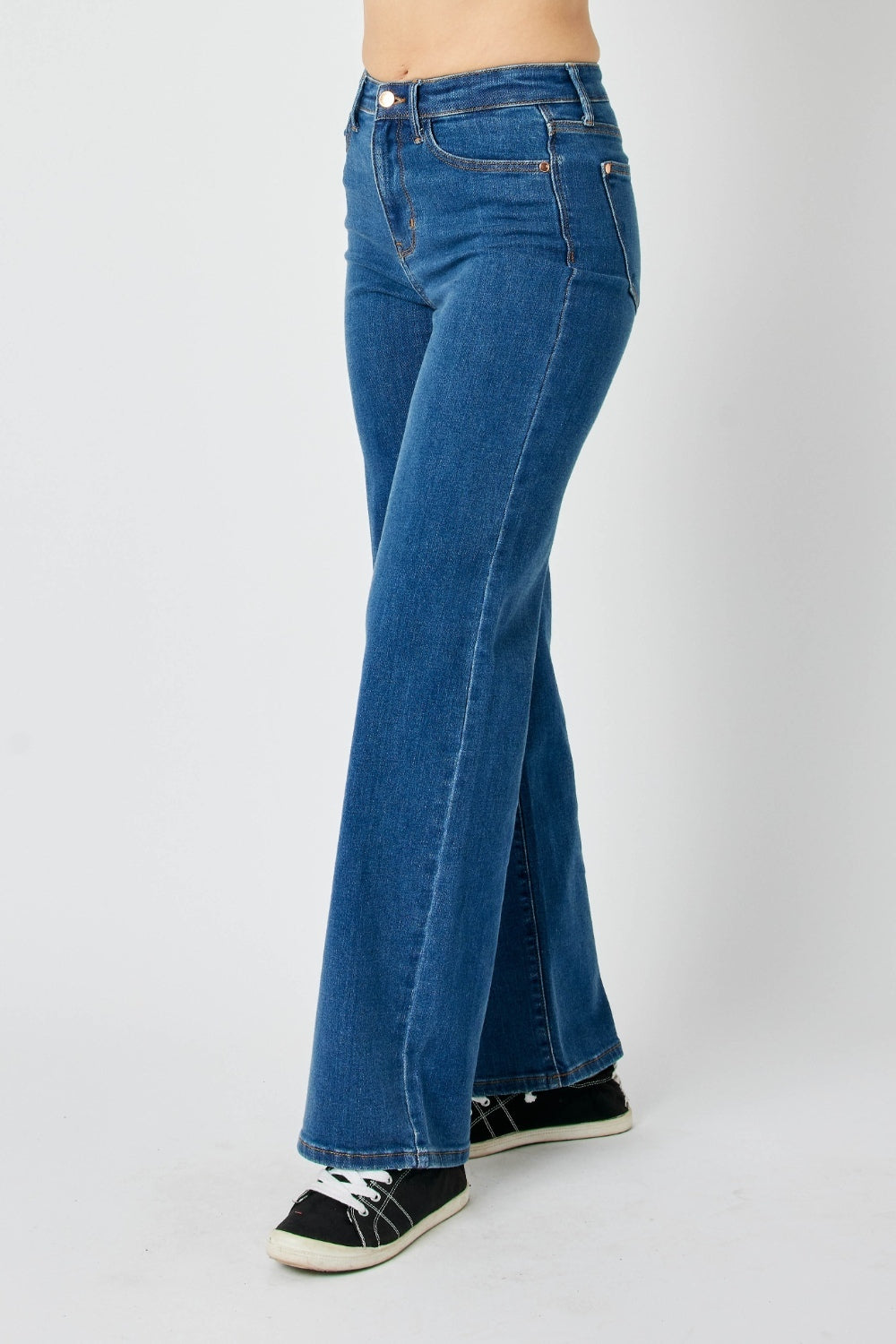 Blue Zone Planet | Judy Blue Full Size High Rise Straight Jeans-TOPS / DRESSES-[Adult]-[Female]-2022 Online Blue Zone Planet