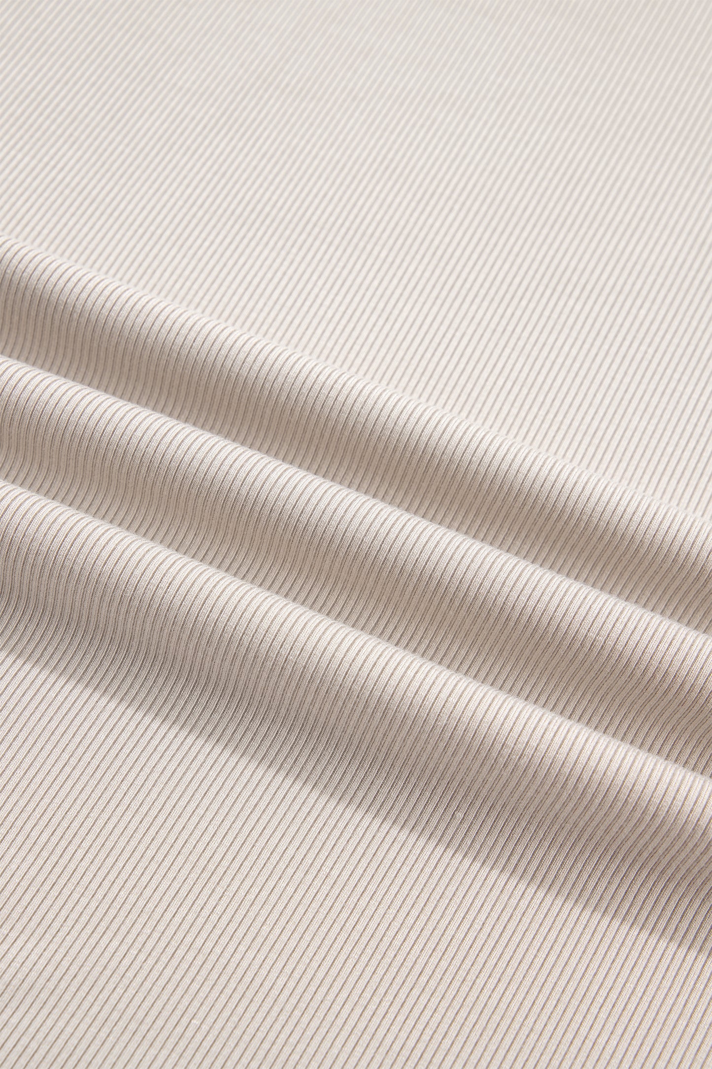 Beige Solid Color Round Neck Frill Detail Long Sleeve Top-Tops/Long Sleeve Tops-[Adult]-[Female]-2022 Online Blue Zone Planet