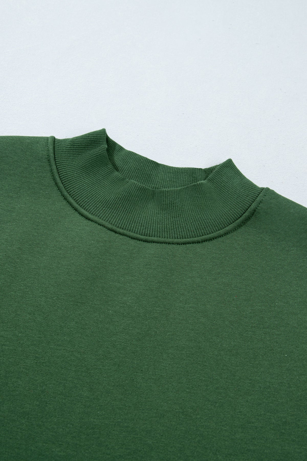 Evergreen Plaid Sleeve Colorblock Loose Tunic Sweatshirt-Tops/Sweatshirts & Hoodies-[Adult]-[Female]-2022 Online Blue Zone Planet