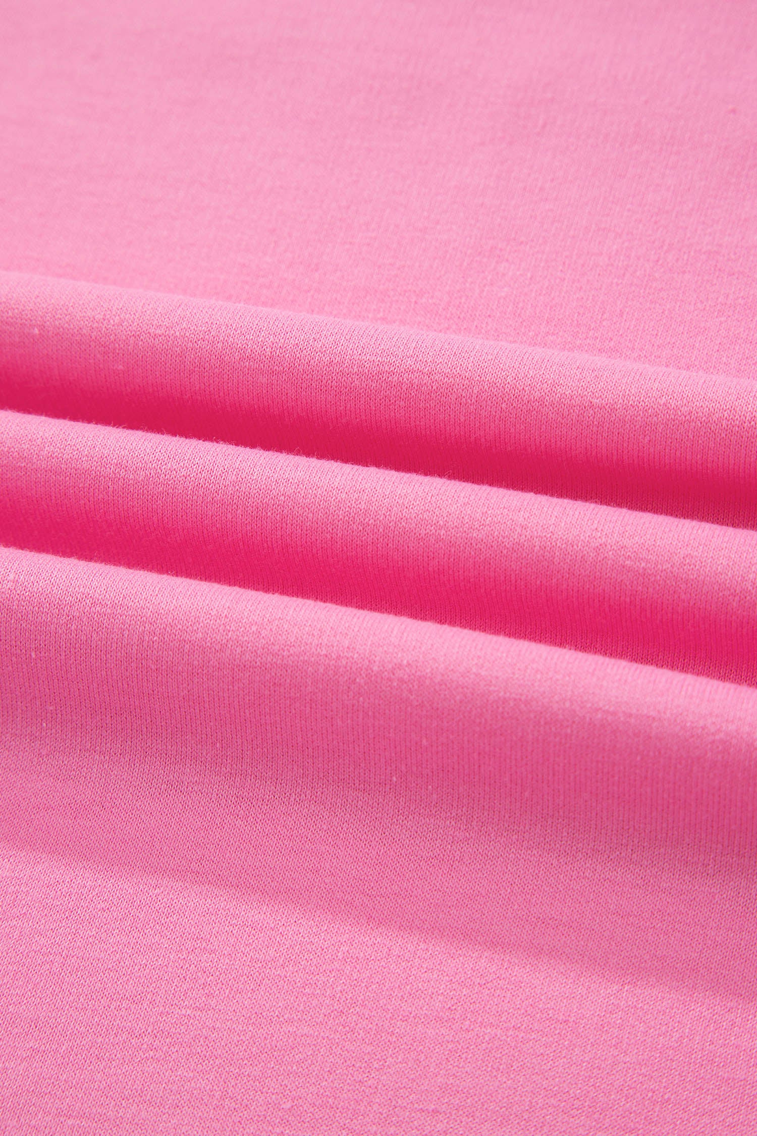 Sachet Pink V Neck Short Sleeve Top Drawstring Shorts 2pcs Set-Two Piece Sets/Short Sets-[Adult]-[Female]-2022 Online Blue Zone Planet