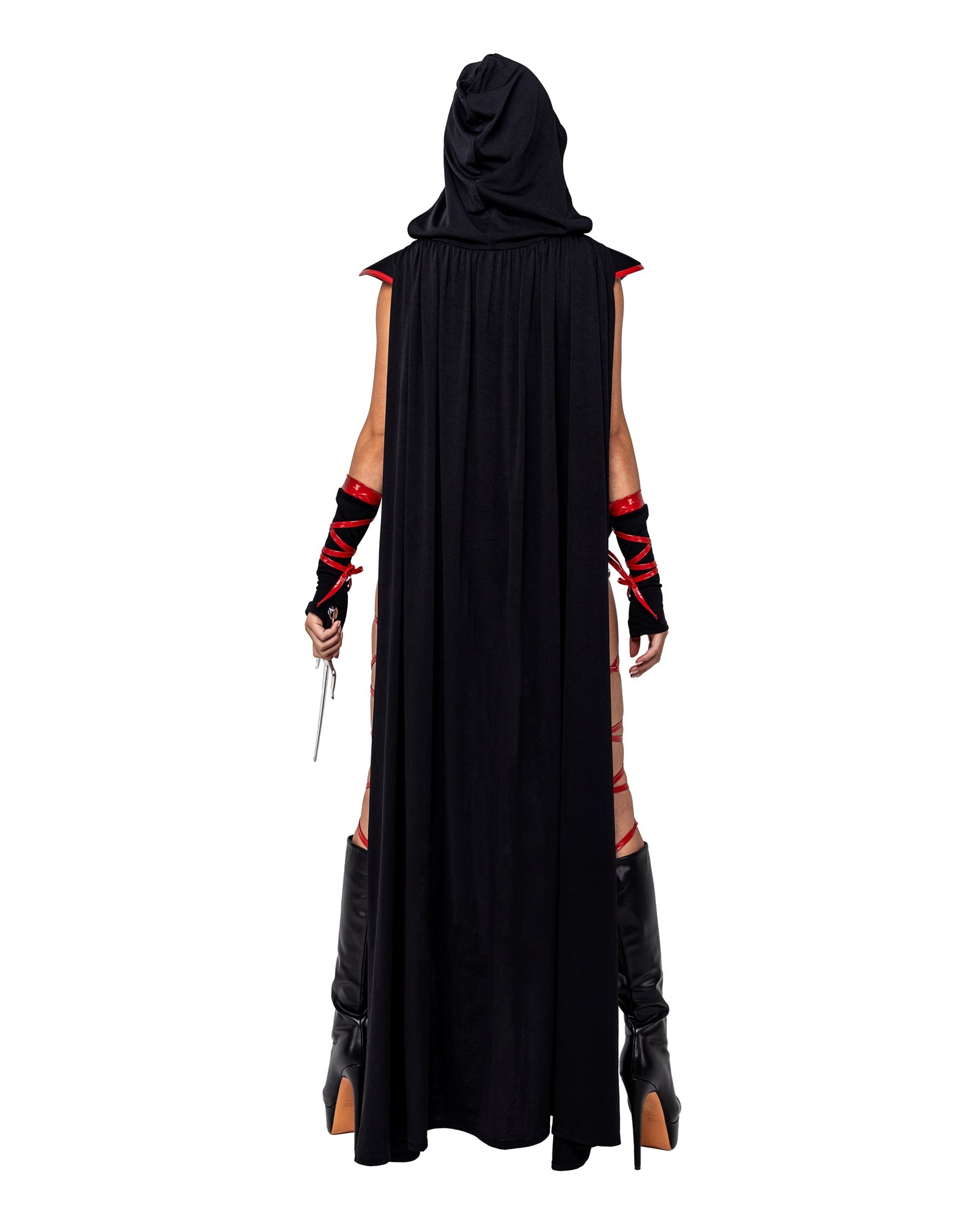 1 Piece Dragonfire Ninja Halloween Costume-Tops / Dresses-[Adult]-[Female]-2022 Online Blue Zone Planet