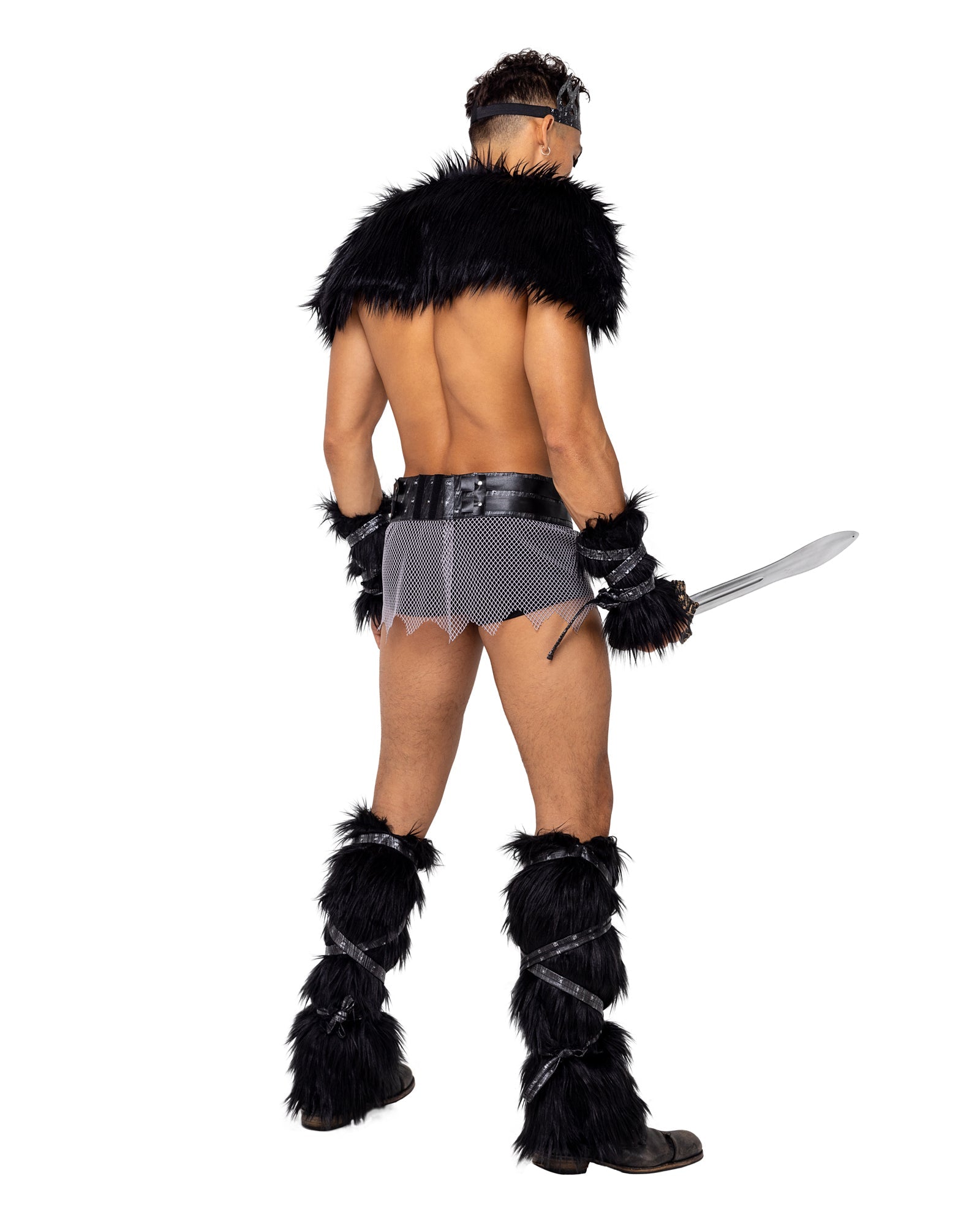 4 Piece Mens Viking Hunk Halloween Costume-[Adult]-[Female]-2022 Online Blue Zone Planet