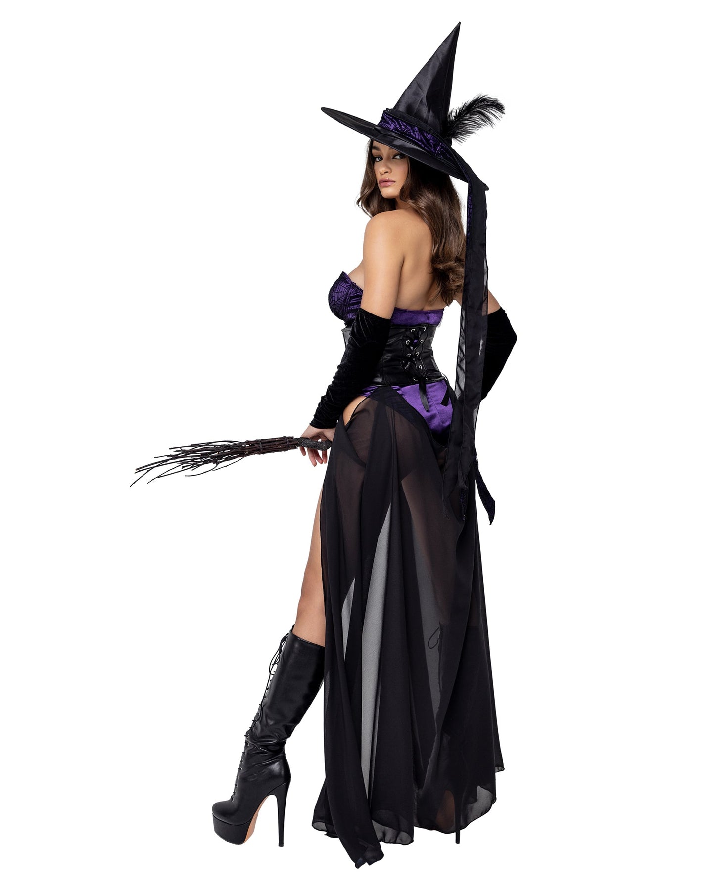 3 Piece Dark Spell Seductress Halloween Costume-[Adult]-[Female]-2022 Online Blue Zone Planet