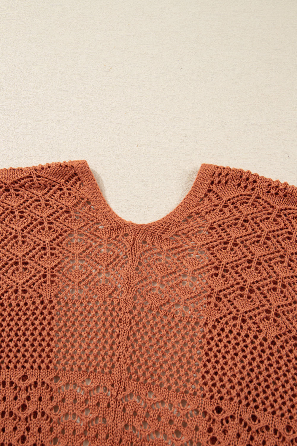 Redwood Burl Mixed Pattern Knitted Open Front Plus Cardigan-Plus Size/Plus Size Sweaters & Cardigans-[Adult]-[Female]-2022 Online Blue Zone Planet