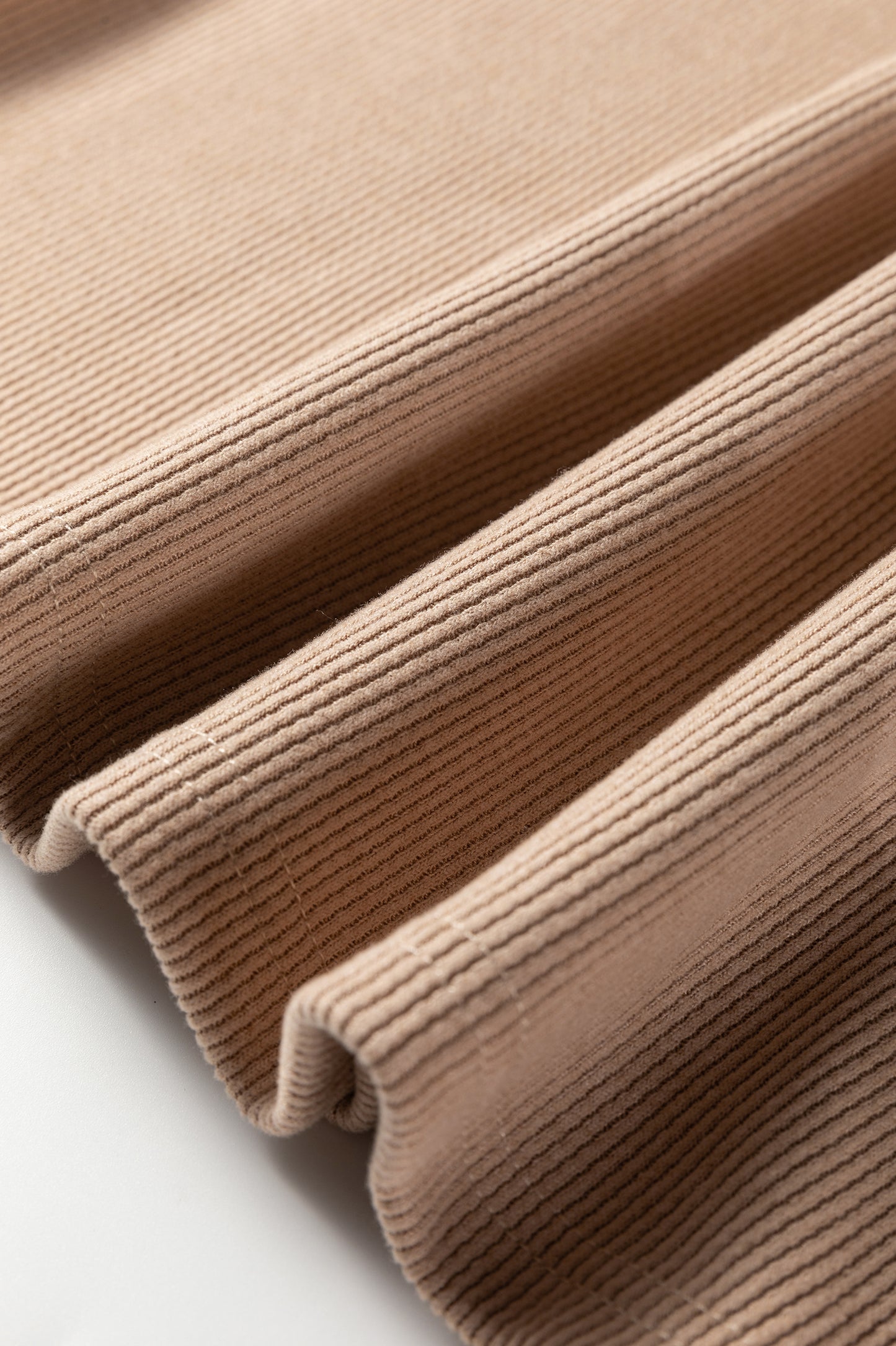 Parchment Thermal Textured Leopard Drawstring Baggy Hoodie-Tops / Dresses-[Adult]-[Female]-2022 Online Blue Zone Planet