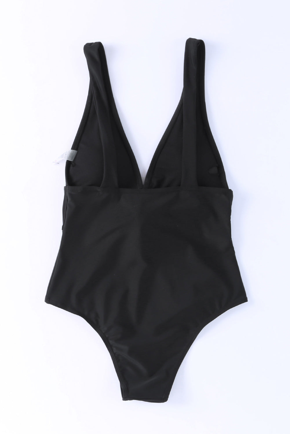 Blue Zone Planet | Plunge Wide Strap One-Piece Swimwear-TOPS / DRESSES-[Adult]-[Female]-2022 Online Blue Zone Planet