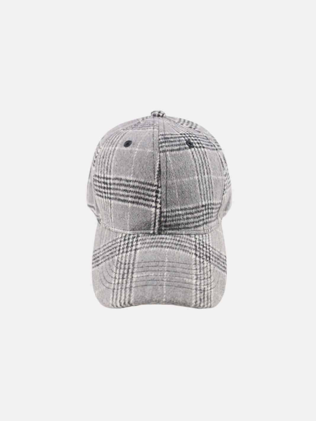 Blue Zone Planet | Plaid Adjustable Cotton Baseball Cap-[Adult]-[Female]-2022 Online Blue Zone Planet